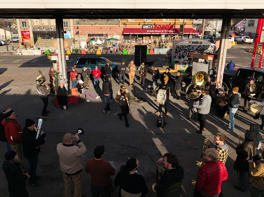 Brass Solidarity performance