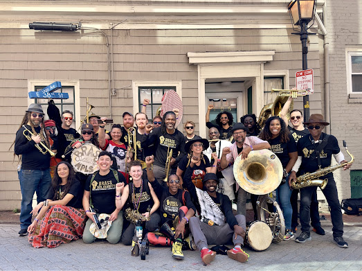Brass Solidarity musicians
