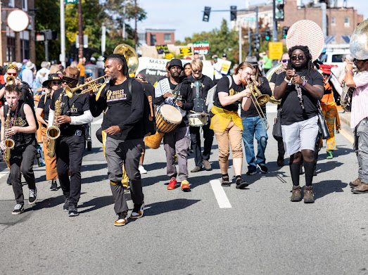 Brass Solidarity performance