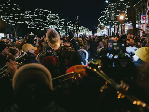 Brass Solidarity performance